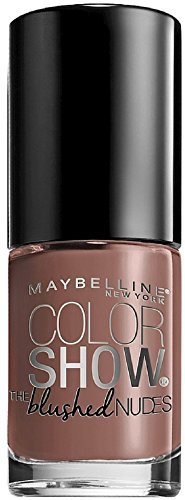 Maybelline New York Color Show the Blush Nudes Nail Lacquer, Toasted Taupe, 0.23 Fluid Ounce