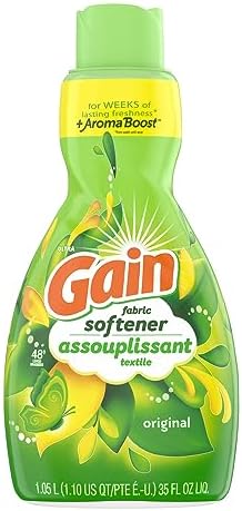 Gain Fabric Softener, Original, 35 fl oz (4 Pack)