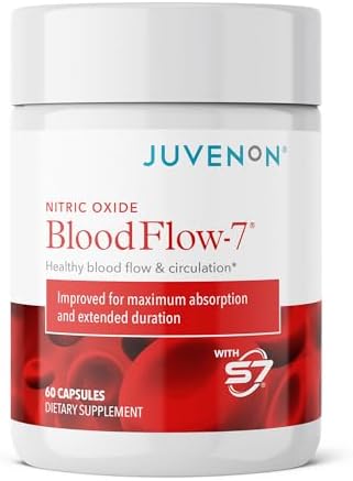 Juvenon BloodFlow-7 Nitric Oxide Supplement with NitrosigineGET 20% OFF STOREWIDE!