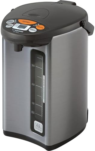 Zojirushi Micom Water Boiler and Warmer (135 oz. / 4L, Silver)