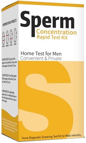 Male Fertility Home Test Kit for Men-Trak Plus Male Fertility Testing System- Easy to Read Results, Over 98% Accurate - Shows Normal or Low Sperm Count