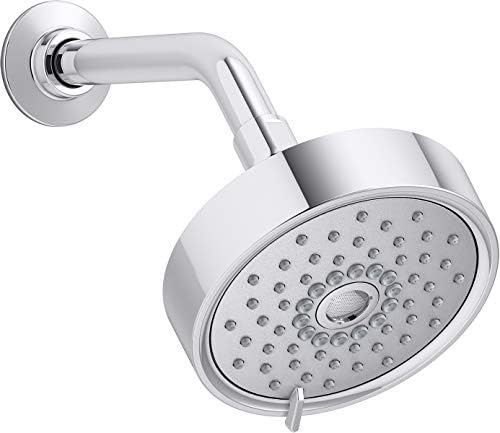 KOHLER 22170-CP Purist 2.5 GPM Multi Function Shower Head with MasterClean and Katalyst Air-Induction Spray Technology, Polished Chrome