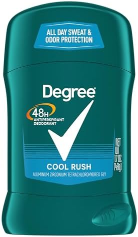Degree Men Antiperspirant, Cool Rush 1.7 oz (Pack of 6)