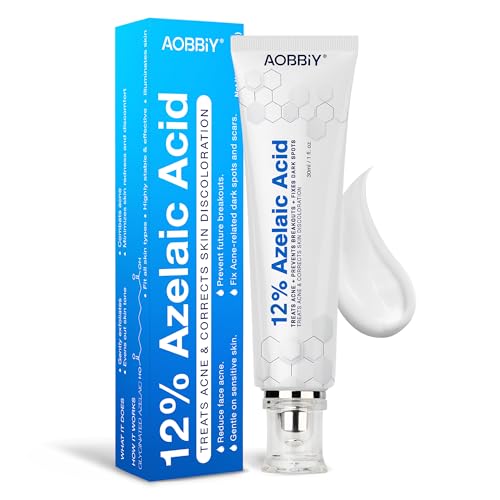 Azelaic Acid Acne Cream: Azelaic Acid For Face - Premium Azelaic Acid Cream - Face Skin and Beauty Care - Azelaic Acid Facial Cream (1 Oz)