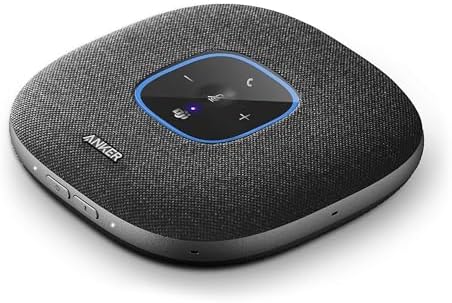 Anker PowerConf S3 MS Speakerphone with Microsoft Teams Certification, 6 Mics, Enhanced Voice Pickup, 24H Call Time, App Control, Bluetooth 5.3, USB C, Compatible with Leading Platforms, Home Office