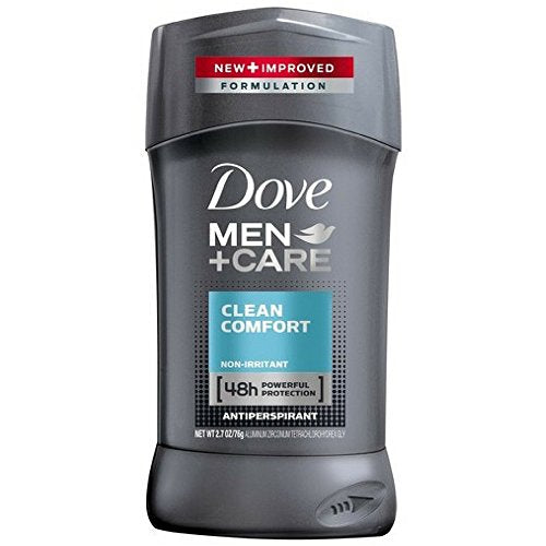 Dove Men+Care Antiperspirant Deodorant Stick Clean Comfort 2.7 oz (Pack of 10)
