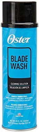 Oster Blade Wash Cleaning Solution for Clipper Trimmer Blades 18 oz CL-76300103
