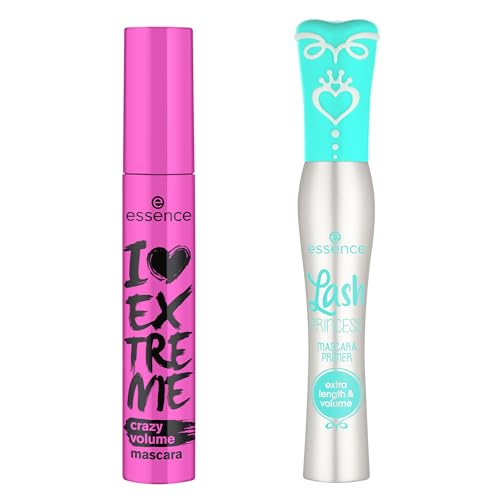 essence I Love Extreme Volume Mascara Crazy Volume & Lash Princess Mascara Primer Bundle