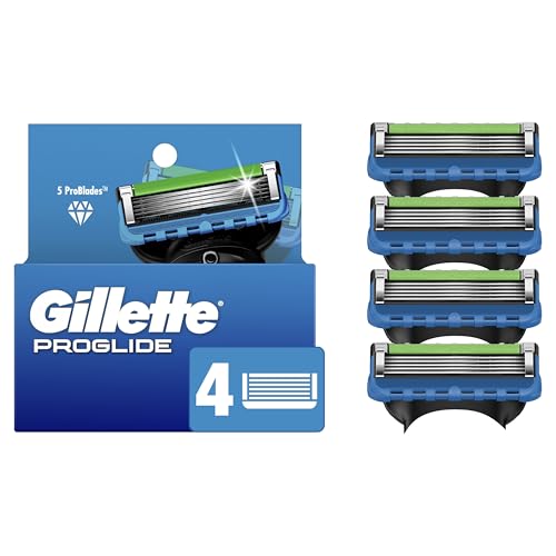 Gillette Fusion5 ProGlide Men's Razor Blades, 4 Blade Refills