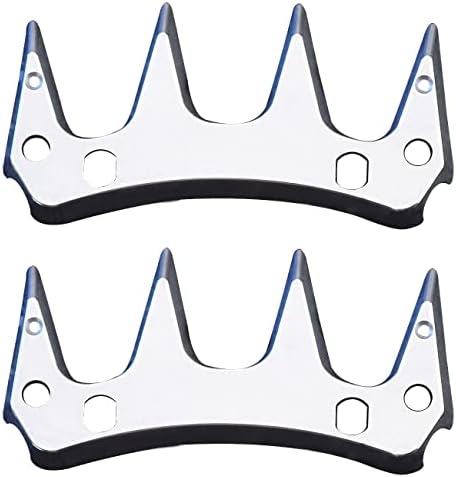 4-Point Universal Replacement Shearing Blades, Compatible with Oster, GDJOB, TAKEKIT, BEETRO, Dragro, Lister, Heiniger Sheep Clippers 440C Materials