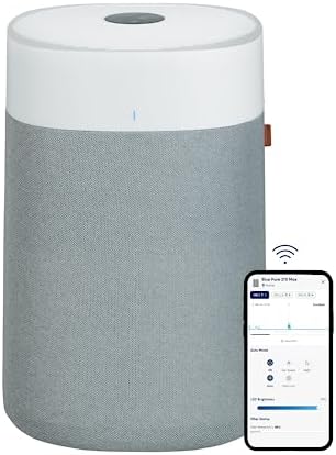 BLUEAIR Air Purifiers for Large Rooms, Cleans 3,048 Sqft In One Hour, HEPASilent Smart Air Cleaner For Home, Pets, Allergies, Virus, Dust, Mold, Smoke - Blue Pure 211i Max