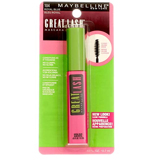 Maybelline Great Lash Washable Mascara: Royal Blue K5330601 .43 Fl
