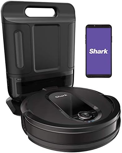 Shark IQ Robot Vacuum AV1002AE with XL Self-Empty Base, Self-Cleaning Brushroll, Advanced Navigation, Wi-Fi, Compatible with Alexa, 2nd Generation (Renewed)