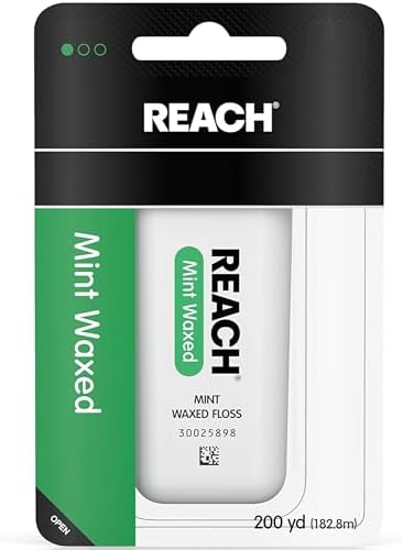 Reach Mint Waxed Floss 200 Yards (Packs of 7)