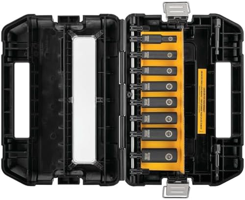 DEWALT Impact Socket Set, SAE, 3/8-Inch, 10-Piece (DW22838)