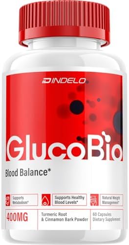 Gluco Bio Healthy Vitamin Capsules, GlucoBio Advanced Supplement, All Natural Formula to Maintain Healthy Levels, Maximum Strength Daily Formula, Gluco Bio Pills Reviews (1 Pack - 60 Capsules)