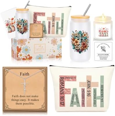 Christian Religious Gifts for Women Faith, Easter Valentines Mothers Day Unique Gifts for Christian Women Mom Daughter Sister Aunt Teacher Best Friend Grandma