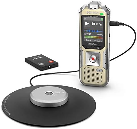 Philips Voice Tracer DVT8010 Meeting Recorder with Wireless Remote Control