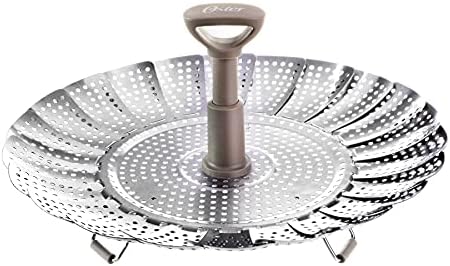 Oster Sangerfield Stainless Steel Cookware Expandable Steamer Insert 7" to 10.5"