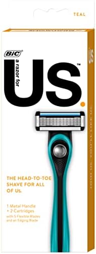 Bic, Us Starter Kit Teal Handle + 2 Cartridges, 1 Count