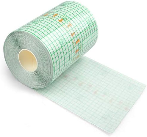 LotFancy Tattoo Aftercare Bandage, 4" x 12 Yards Roll, Transparent Film Dressing, Waterproof Protective Tattoo Wrap Tape for Second Skin Healing, Tattoo Supplies and Scar Therapy