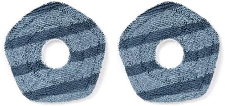eufy Accessory-2 Washable Vacuum Mop Cloths, Compatible X10 Pro Omni X9 Pro, Washable and Reusable Soft Mopping Pad, Parts, Accessories