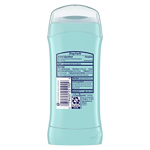 Degree Motion Sense Anti-Perspirant & Deodorant Invisible Solid Shower Clean - 2.6 oz, Pack of 4