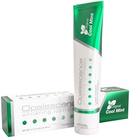 OpalescenceTeeth Whitening Toothpaste - Pack of 1 - Fluoride Oral Care - 4.7 Oz - Cool Mint - TP-5166-1