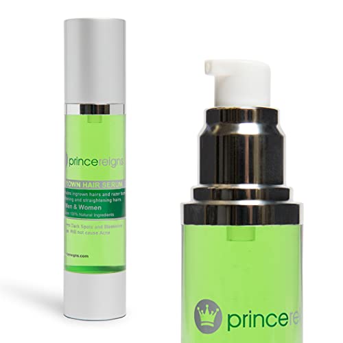 Ingrown Hair Serum - Organic Razor Bump & Redness Solution for Men & Women, Ideal for Face, Bikini, Legs, Underarm, Prevents Future Ingrown Hairs, No Alcohol or Oils - 2 Fl. Oz