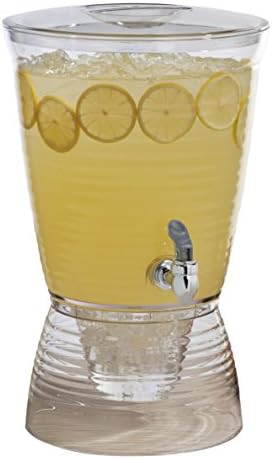 CreativeWare Bark Beverage Dispenser, 2.5 Gallon, Clear, (Pack of 1)