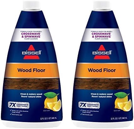 Bissell Crosswave Wood Floor Cleaning Formula, 32 oz. 1929, 32 Fl Oz (Pack of 2), RED