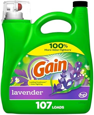 Gain + Aroma Boost Liquid Laundry Detergent Lavender Scent 107 Loads 154 fl oz HE Compatible