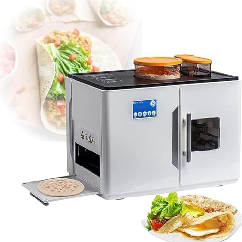 Roti Maker, Electric Chapati and Tortilla Machine, Makes 20 Pieces at Once for Flatbreads, Naan, and Pancakes, Fully Automatic Cooking Device