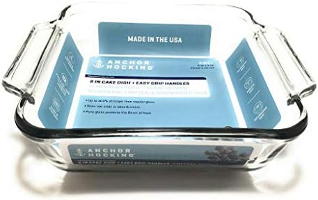 Anchor Hocking, Glass Square Baking Dish 8 Inch, 1 Count