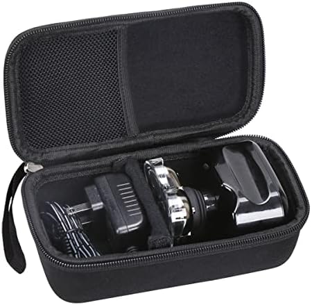 Aproca Hard Storage Travel Case for Skull Shaver Pitbull Gold PRO/Silver PRO Head & Face Shaver (Black-new)