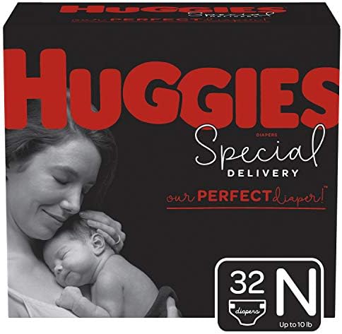 Huggies Special Delivery Hypoallergenic Diapers, Size Newborn, 32 Ct
