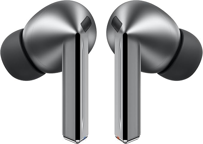 SAMSUNG Galaxy Buds 3 Pro AI True Wireless Bluetooth Earbuds, Noise Cancelling, Sound Optimization, Real-Time Interpreter, Redesigned Comfort Fit Latin American Version (Silver)