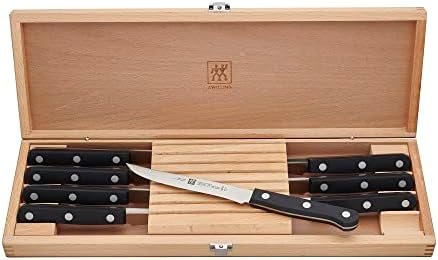 ZWILLING TWIN Gourmet Classic 8-pc Steak Knife Set with Wood Case