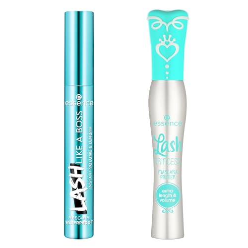essence Lash Like A Boss Instant Volume & Length Waterproof Mascara & Lash Princess Mascara Primer Bundle