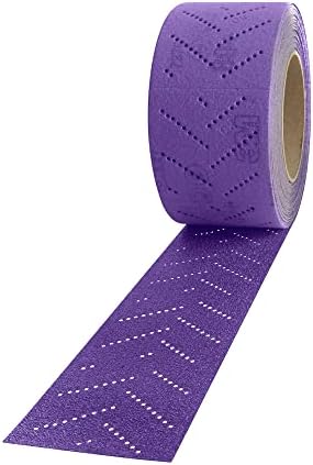 3M Cubitron II Hookit Abrasive Sheet Roll, 34446, Multi-Hole, 70 mm x 12 m, 180+ Grade, Automotive Sanding Roll Sandpaper for Coating Removal, Body Repair, Auto Sanding