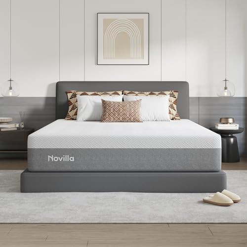 Novilla Mattress King, 14 Inch King Size Memory Foam Mattress in a Box for Suppotive, Pressure Relieving & Plush Comfort, Bliss