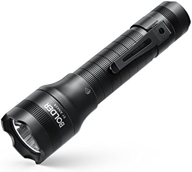 Anker [Rechargeable Bolder LC40 Flashlight, LED Torch, Super Bright 400 Lumens CREE LED, IP65 Water Resistant, 5 Modes High/Medium/Low/Strobe/SOS, Indoor/Outdoor (Camping/Hiking/Emergency Use)