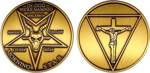 Lucifer Morning Star Bronze Coin: Lucifer (2016), Size 1.75"