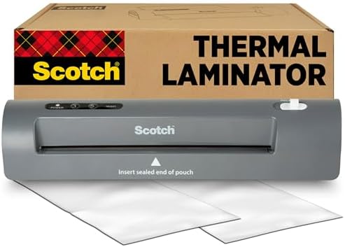 Scotch Thermal Laminator, 2 Roller System for a Professional Finish, Use for Home, Office or School, Suitable for use with Photos (TL901X)