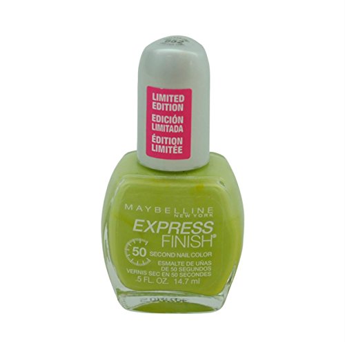 Maybelline New York Express Finish 50 Second Nail Color, outloud lime #652