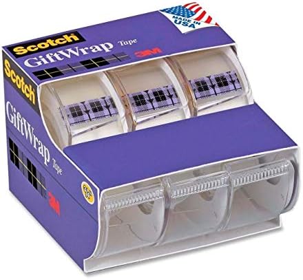 Scotch(R) Gift Wrap Tape, 0.75 x 300 Inches, 6 Pack