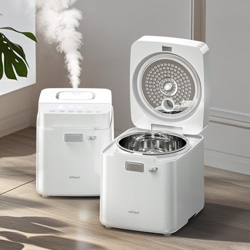 Stainless Steel Humidifier, Warm Mist Humidifier 3.3L/0.87Gal, Easy to Clean Steam Humidifier Large Room for Home 1000 sq ft, Healthy Humidifiers for Bedroom Baby Nursery Living Room Office