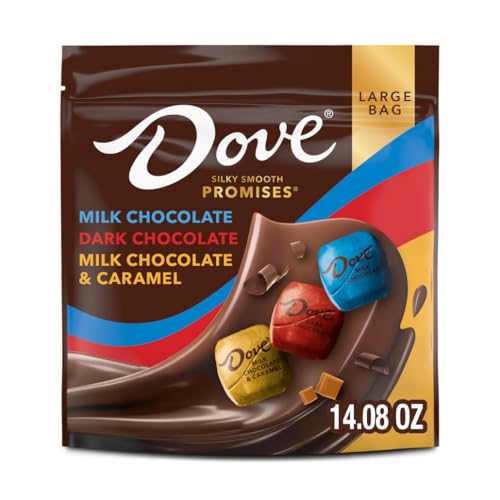 DOVE PROMISES Bulk Variety Mix Chocolate Candy Individually Wrapped, 14.08 oz