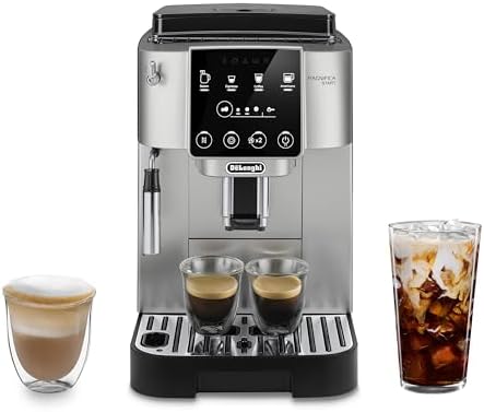 De'Longhi Magnifica Start Automatic Espresso Machine with Manual Milk Frother & Built in Grinder - 3 One-Touch Recipes, Easy-to-Clean, Home Barista Coffee Maker for Lattes, Cappuccino, Iced Coffee