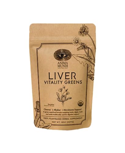 Anima Mundi Daily Detox Powder, 8 oz, Green Superfood Blend